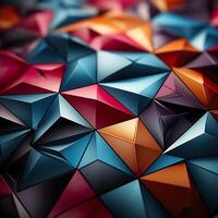 3d Rendered Colorful Glossy and Matte Ultra HD Geometric Background Wallpaper photo