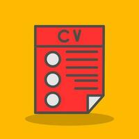 CV Vector Icon Design