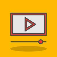 Video Vector Icon Design