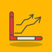 Graph Vector Icon Design