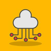 Cloud computing Vector Icon Design