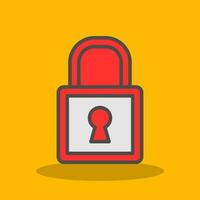 Padlock Vector Icon Design