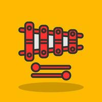 Xylophone Vector Icon Design