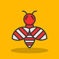 ortografía abeja vector icono diseño