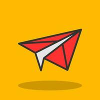 Paper plane Vector Icon Design