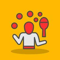 Juggling Vector Icon Design