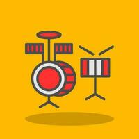 Drums Vector Icon Design