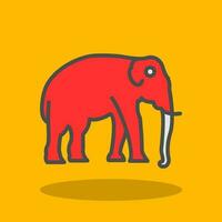 diseño de icono de vector de elefante