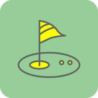 diseño de icono de vector de golf