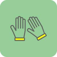 Glove Vector Icon Design