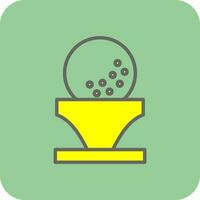 Golf ball Vector Icon Design