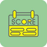 Scoring Vector Icon Design