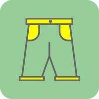 diseño de icono de vector de pantalones cortos