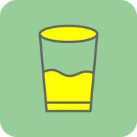 Glass of water Vector Icon Design