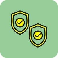 Shields Vector Icon Design