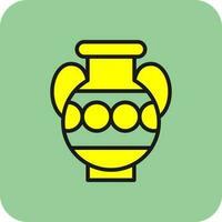 Amphora Vector Icon Design