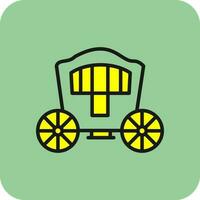 Carriage Vector Icon Design