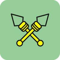 Spear Vector Icon Design