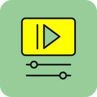 Video Vector Icon Design