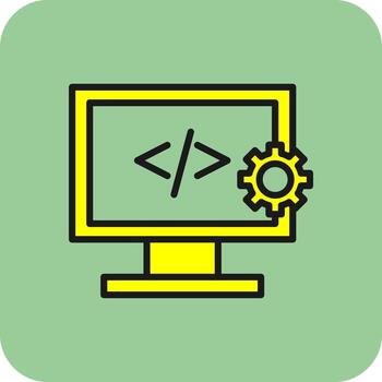 web desarrollo vector icono diseño