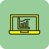 Analytics Vector Icon Design