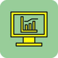 Analytics Vector Icon Design