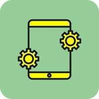 Mobile app Vector Icon Design