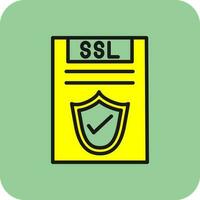 ssl vector icono diseño