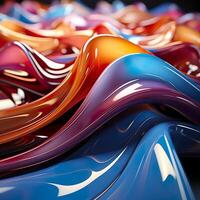 3d Rendered Colorful Glossy and Matte Ultra HD Geometric Background Wallpaper photo