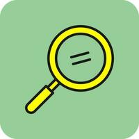 Magnifying glass Vector Icon Design