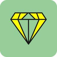 diseño de icono de vector de diamante