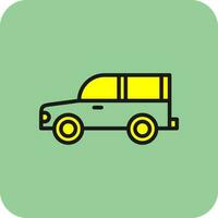 Car toy Vector Icon Design