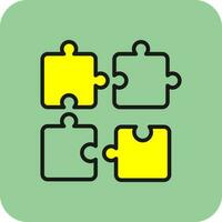 Puzzle Vector Icon Design