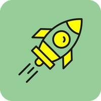 Rocket ship Vector Icon Design