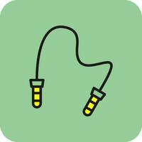 Skipping rope Vector Icon Design