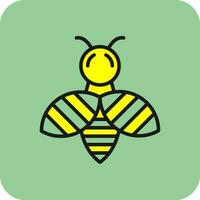 ortografía abeja vector icono diseño