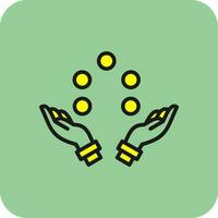 Juggling ball Vector Icon Design