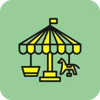 Carousel Vector Icon Design