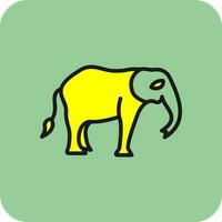 diseño de icono de vector de elefante