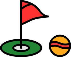 diseño de icono de vector de golf