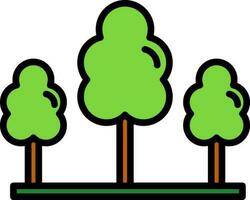 diseño de icono de vector de árbol