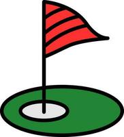 diseño de icono de vector de golf