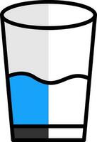 vaso de agua vector icono diseño
