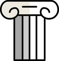 Ancient pillar Vector Icon Design