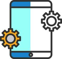 Mobile app Vector Icon Design