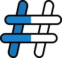 Hash tag Vector Icon Design