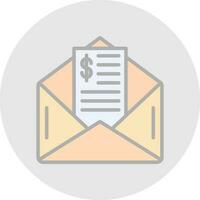 Paycheck Vector Icon Design