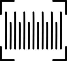 diseño de icono de vector de código de barras