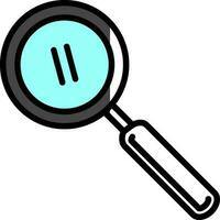 Magnifying glass Vector Icon Design