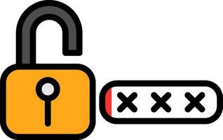 Password Vector Icon Design